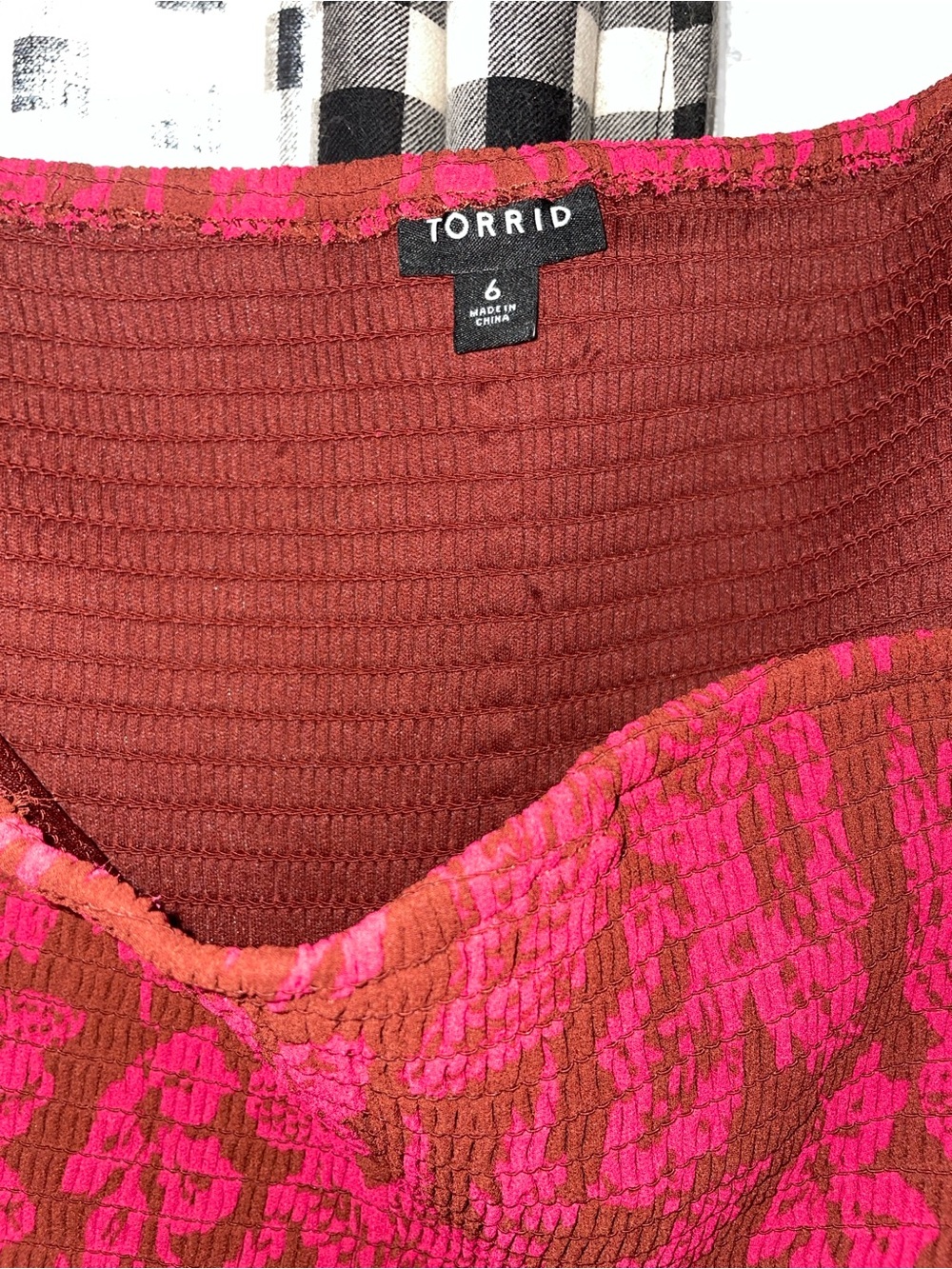 Torrid Fuchsia Floral Midi Dress